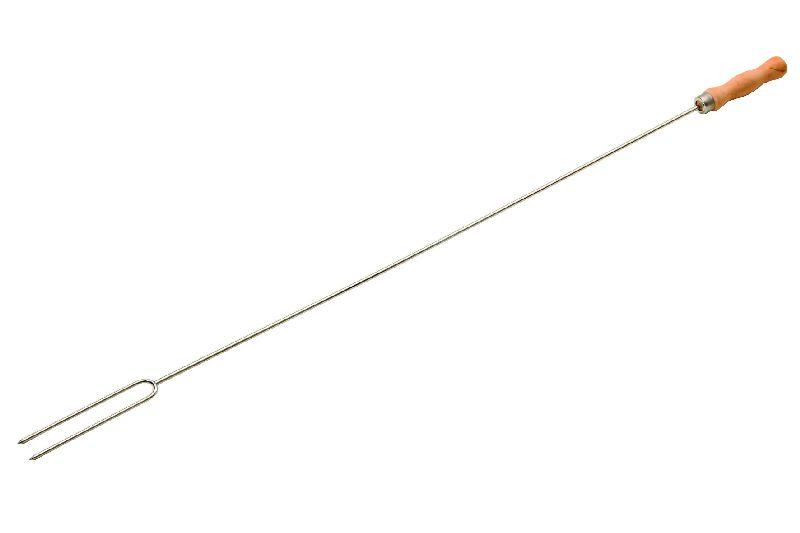 Napichovací opékací vidlice s dřevěnou rukojetí, délka 100cm