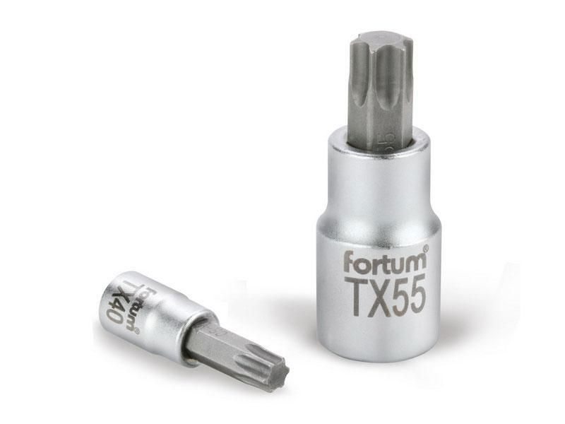 FORTUM 4700725 Gola hlavice 1/2", TORX zástrčná, T45, CrV