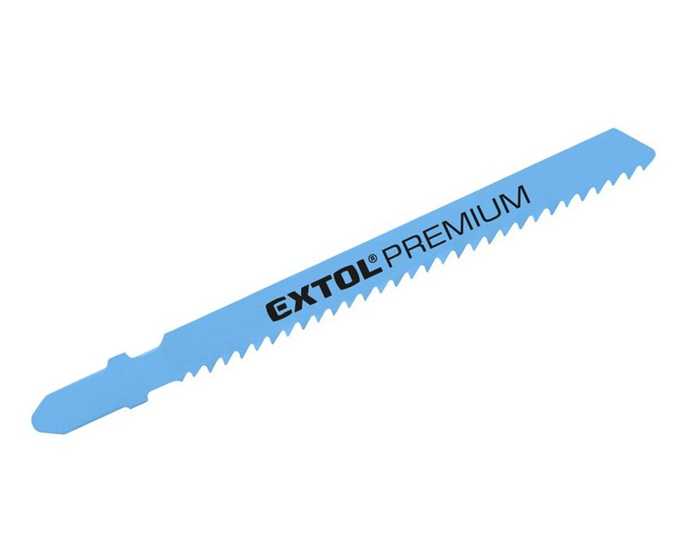 EXTOL PREMIUM 8805203 List do pily na dřevo, 75x1mm, 17TPI, T, Bi-metal, sada 5ks