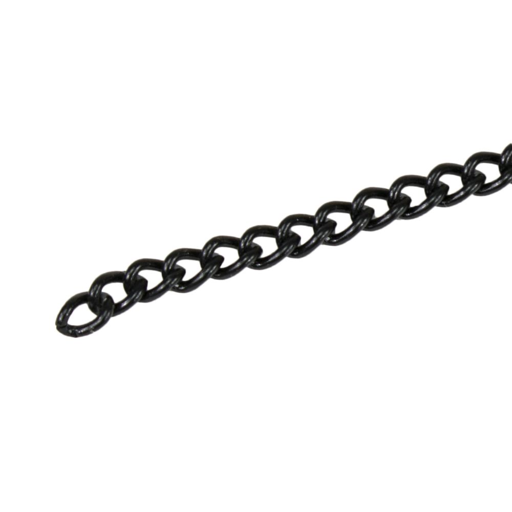 Řetěz kroucený, pr. 2,0mm, cívka 25m, černý pozink