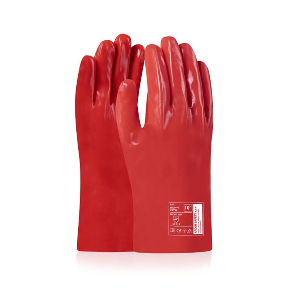 Pracovní rukavice celomáčené RAY, 35cm, vel. 10", ARDON