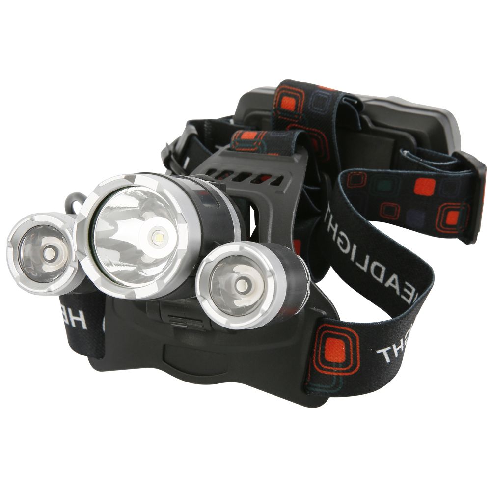 Čelová LED svítilna, 9W T6 + 2 XPE, 300lm, USB nabíjecí, H931R, STREND PRO STREND PRO 2171965 0.245 Kg ŽELEZÁŽŘSTVÍ Sklad4 KB- 2171965