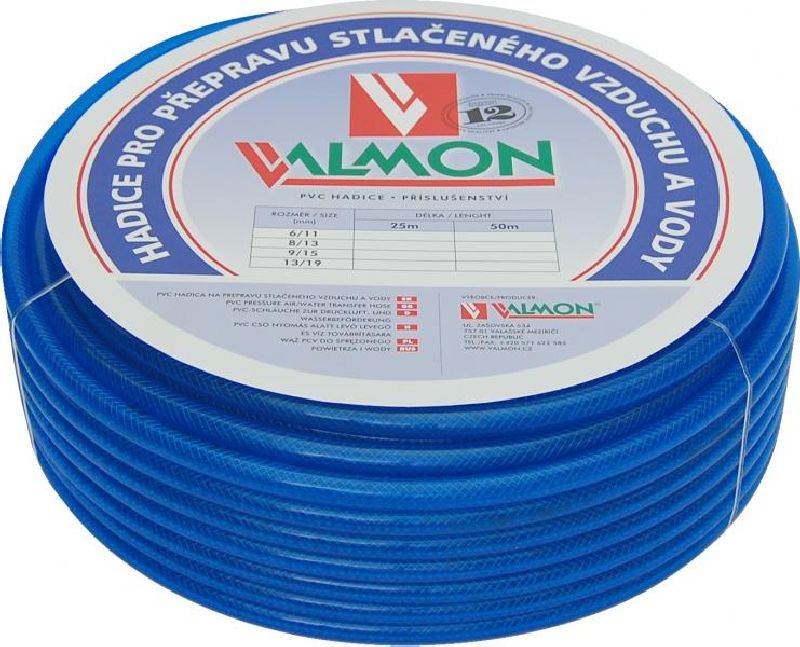 Hadice tlaková na vzduch pr. 8mm, 50m, modrá, 1124, VALMON VALMON 5.7 Kg ŽELEZÁŽŘSTVÍ Sklad4 KB- H2001