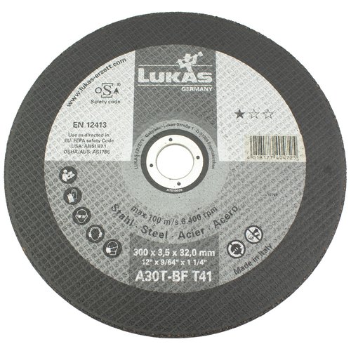 Kotou ezn, 300 x 3,5mm, 32mm, ocel, A30T-BF T41, LUKAS