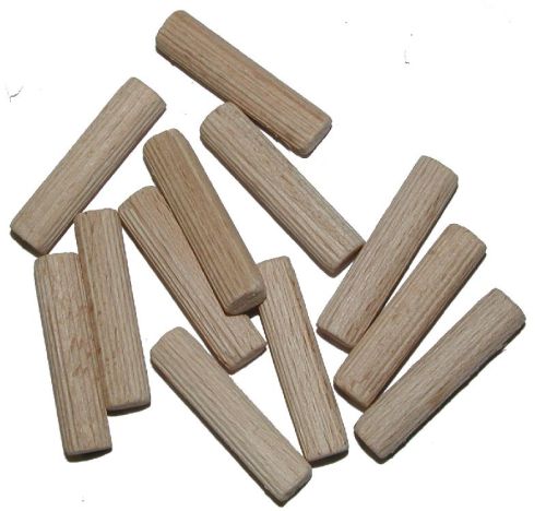 Dřevěná hmoždinka krácená, vroubek, pr. 10mm, délka 40mm, balení 50ks