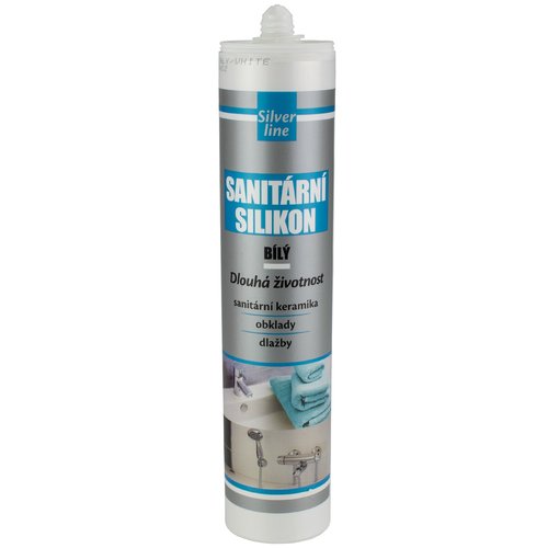 Sanitrn silikon bl, Den Braven Silver Line