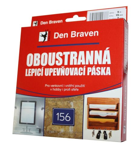 Lepic pska oboustrann, 15mm x 5m, sla 1mm, DEN BRAVEN