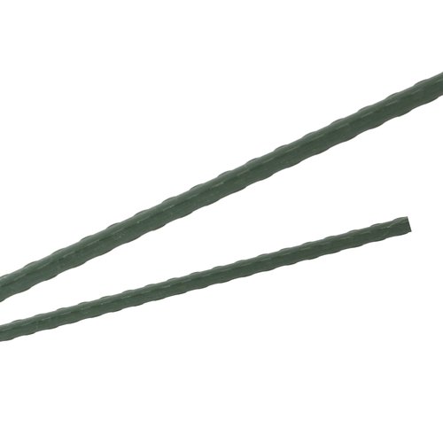 Tyč podpěrná,  8mm, 150cm, kov+PVC, zelená