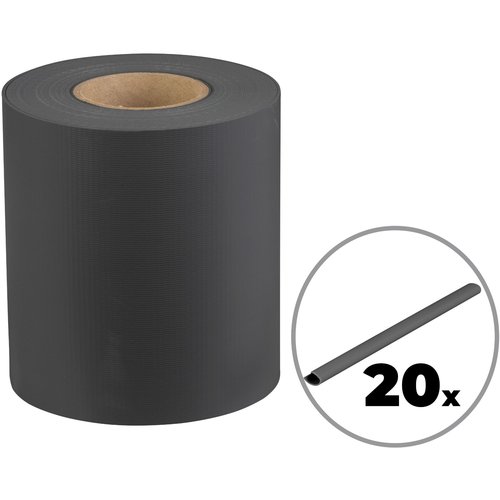 Stnc pska na plot 190mm  26m  PVC (1050 g/m2), antracit RAL 7016, Strend Pro EUROSTANDARD