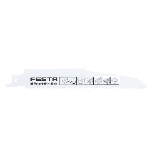 Pilov list do ocasky na kov, 150x1,6mm,  9TPI, BiM, bal. 3ks, FESTA