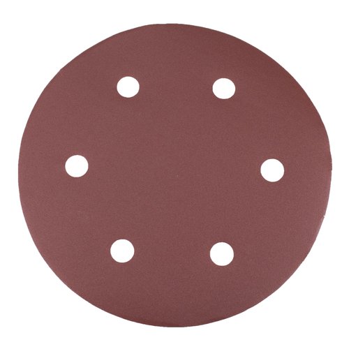 Vsek brusn, 225mm, P120, such zip, 6 otvor, bal. 5ks, WORCRAFT