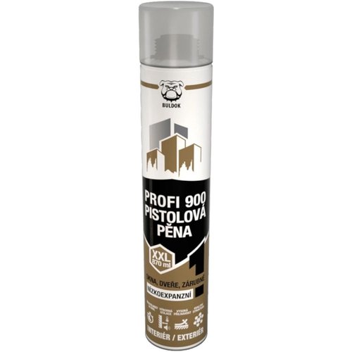Montn PU pna, pistolov, 870ml, nzkoexpanzn, PROFI 900, BULDOK