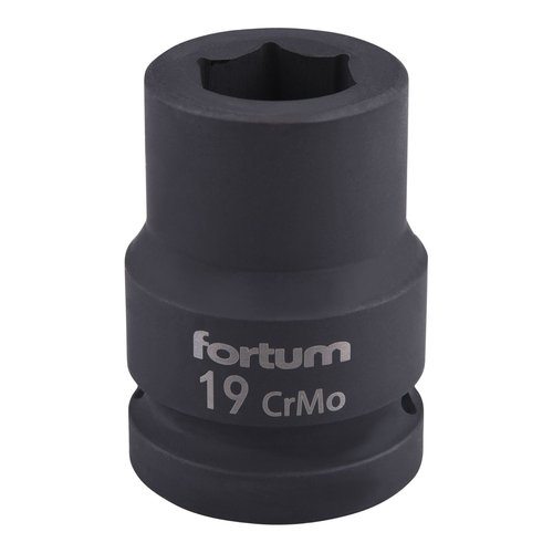 Gola hlavice rzov 3/4&quot;, 19mm, CrMoV, FORTUM