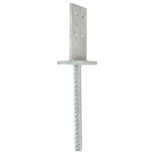 Patka kotevn s trnem, typ T, 70x70mm, ZN