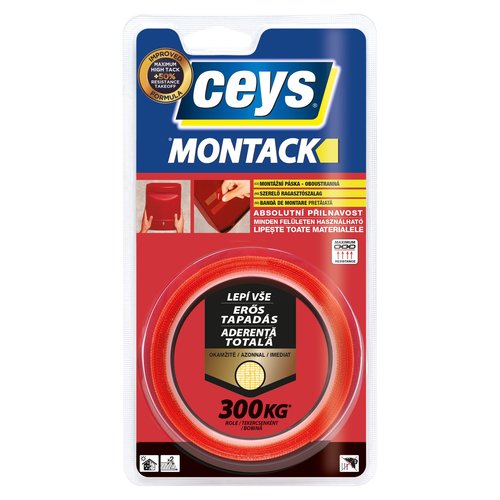 Pska oboustrann, 19mm x 2,5m, sla 0,73mm, MONTACK, CEYS