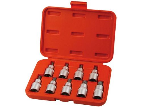 Gola hlavice 1/2&quot;, TORX vnj, sada 9ks, T20 - T60, EXTOL PREMIUM