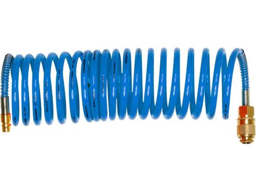 Vzduchová hadice spirálová, PU, koncovky, pr. 6mm, délka 15m, EXTOL PREMIUM