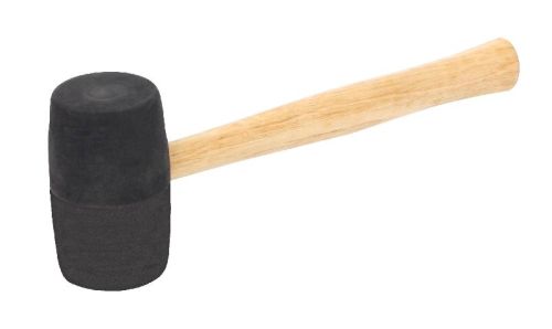 Palice gumová, černá, dřevěná násada, 340g (50mm), STREND PRO