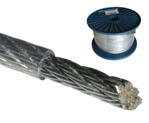 Lanko ocelové potažené, ZN+PVC, 2,0mm, bal. 200m, (6x7+FC)