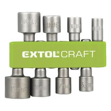 Kle nstrn HEX do vrtaky, 8ks, 1/4&quot;, CrV, EXTOL CRAFT