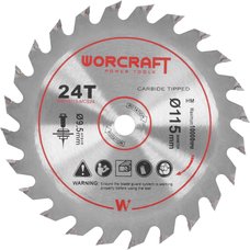 Kotou pilov, na devo, 115mm, 24 zub,  9,5mm, 1,8mm, TCT, WORCRAFT