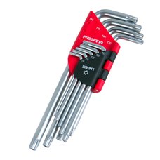 Kle TORX s drkou, sada 9ks, T10 - T50, FESTA