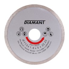 Kotou diamantov, pln, 115mm, 22,2mm, DIAMANT