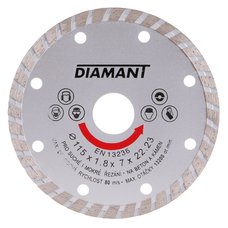 Kotou diamantov, TURBO, 115mm, 22,2mm