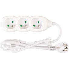 Prodluovac kabel,  1,5m, 3 zsuvky, 31 mm2, bl, STREND PRO