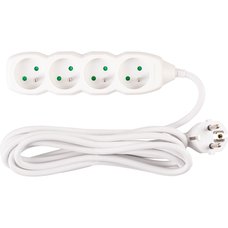 Prodluovac kabel,  3m, 4 zsuvky, 31 mm2, bl, STREND PRO