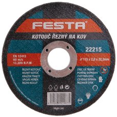 Kotou ezn FESTA, 115 x 2,0mm, ocel