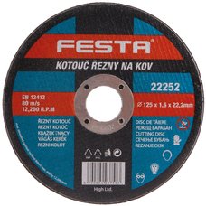 Kotou ezn FESTA, 125 x 1,6mm, ocel