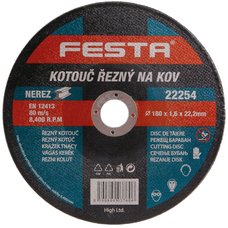 Kotou ezn, 180 x 1,6mm, ocel, FESTA
