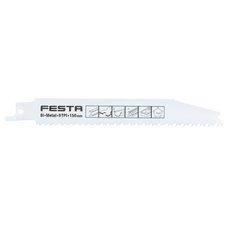 Pilov list do ocasky na kov, 150x1mm,  9TPI, BiM, bal. 3ks, FESTA