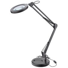 Lampa stolní s lupou, 5x zvětšení, USB napájení, 2400lm, 3 barvy světla, EXTOL LIGHT