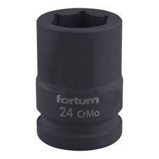 Gola hlavice rzov 3/4&quot;, 24mm, CrMoV, FORTUM