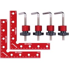Rohov L-svorky 90  sada 2ks, 140140mm, eloxovan hlink, Fortum