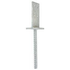 Patka kotevn s trnem, typ T, 70x70mm, ZN