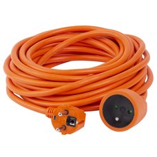 Kabel prodlužovací, 30m, 1 zás., 3x1,5mm, oranž., DG-YFB01, STREND PRO